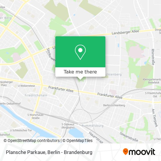 Plansche Parkaue map