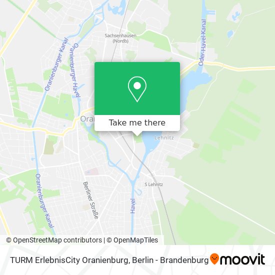 TURM ErlebnisCity Oranienburg map