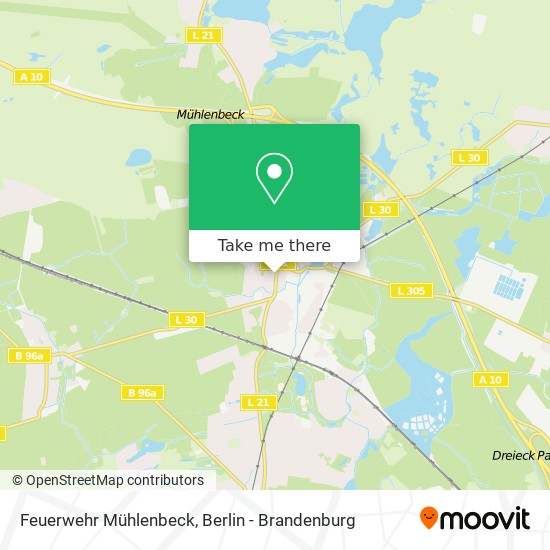 Feuerwehr Mühlenbeck map
