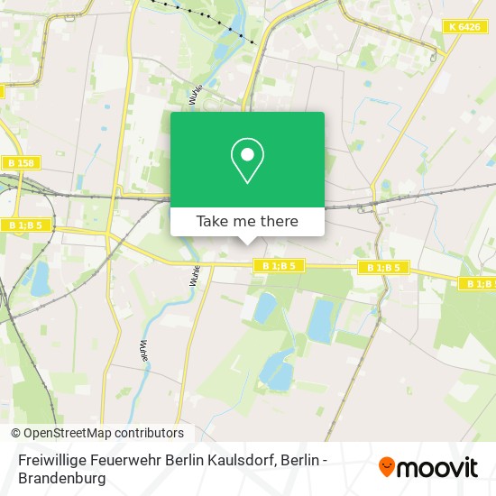Карта Freiwillige Feuerwehr Berlin Kaulsdorf