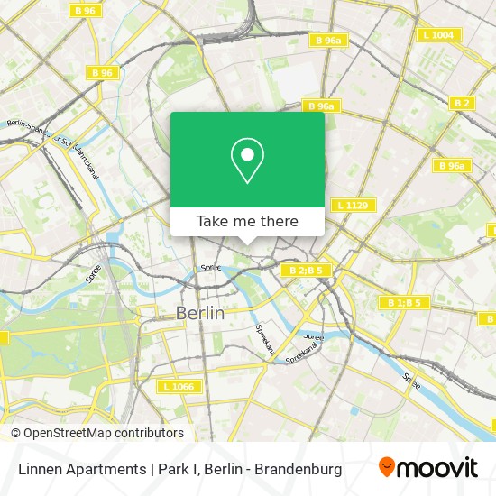 Linnen Apartments | Park I map