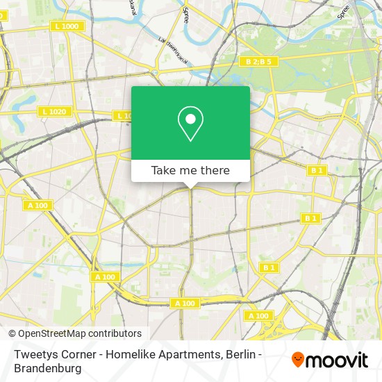 Tweetys Corner - Homelike Apartments map