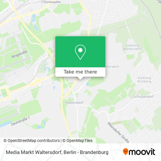 Aanbevolen schreeuw Als reactie op de How to get to Media Markt Waltersdorf by Bus, S-Bahn, Light Rail, Subway or  Train?