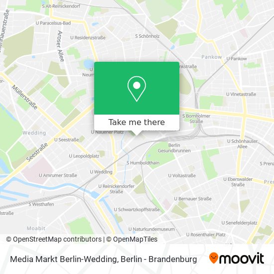 Карта Media Markt Berlin-Wedding