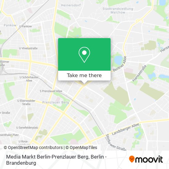 Карта Media Markt Berlin-Prenzlauer Berg