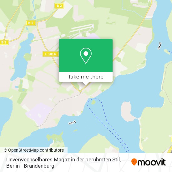 Unverwechselbares Magaz in der berühmten Stil map