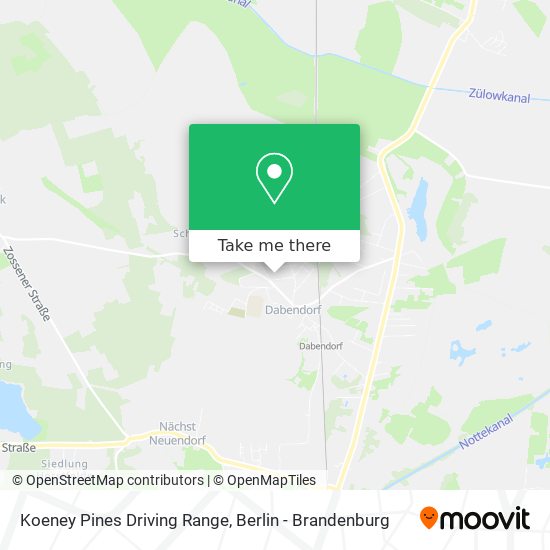 Koeney Pines Driving Range map