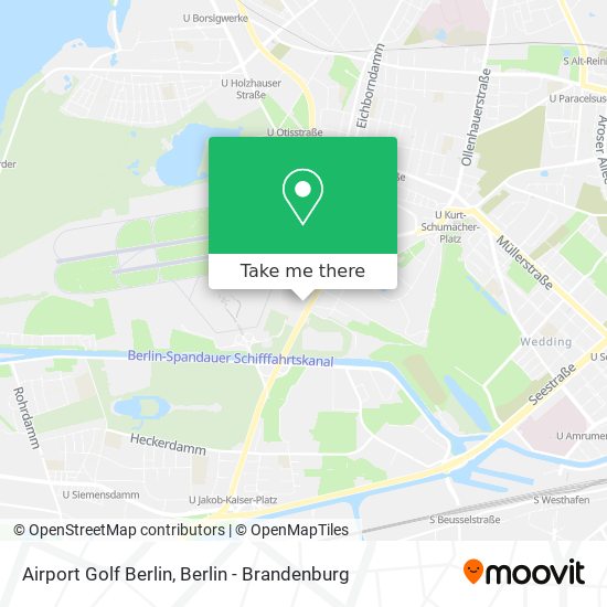 Airport Golf Berlin map