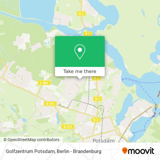 Golfzentrum Potsdam map