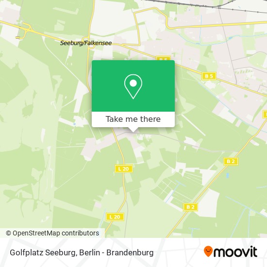 Golfplatz Seeburg map