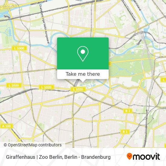 Карта Giraffenhaus | Zoo Berlin