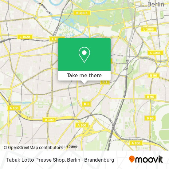 Tabak Lotto Presse Shop map