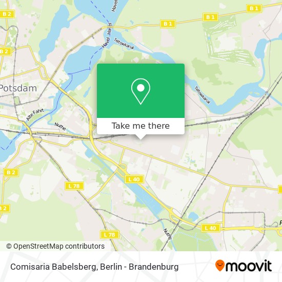 Comisaria Babelsberg map