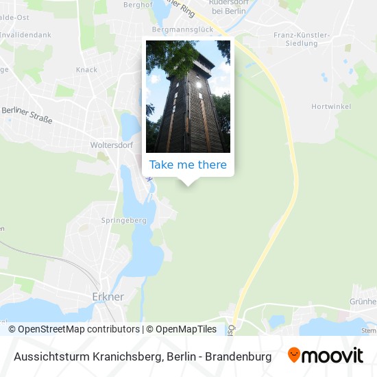 Aussichtsturm Kranichsberg map