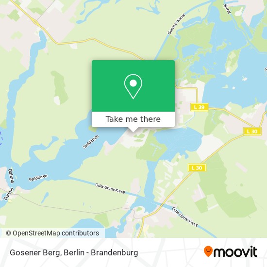 Карта Gosener Berg
