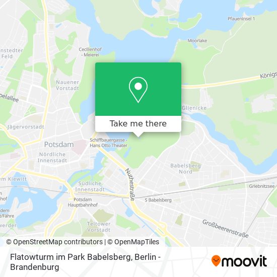 Flatowturm im Park Babelsberg map