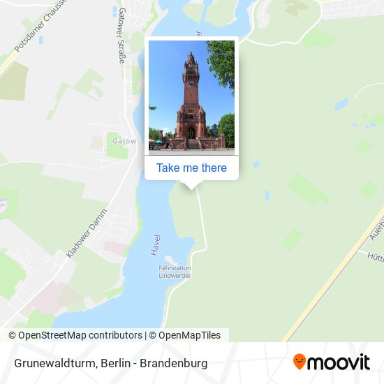 Grunewaldturm map