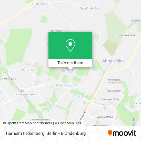 Tierheim Falkenberg map