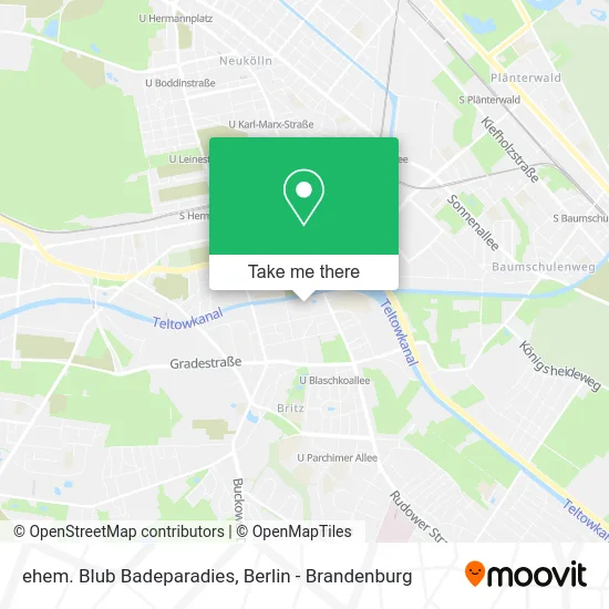 ehem. Blub Badeparadies map