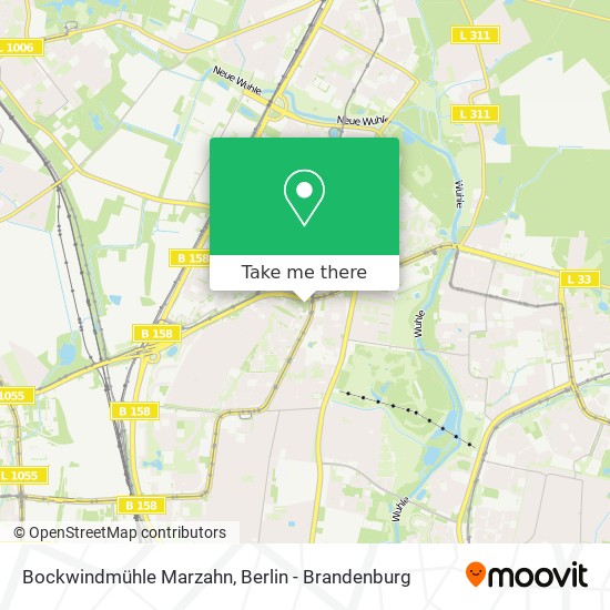 Карта Bockwindmühle Marzahn