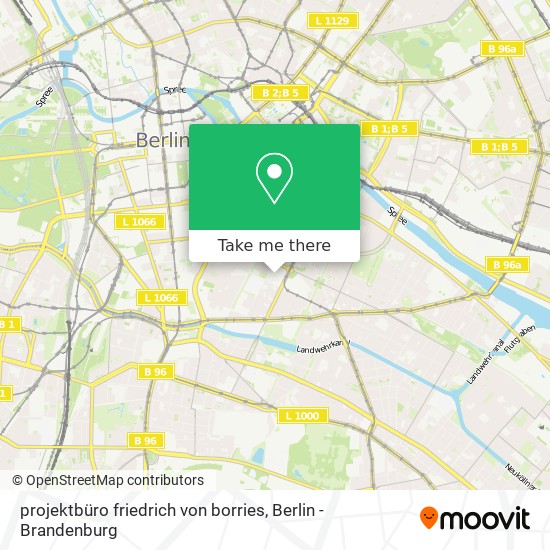 projektbüro friedrich von borries map