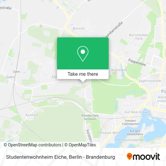 Studentenwohnheim Eiche map