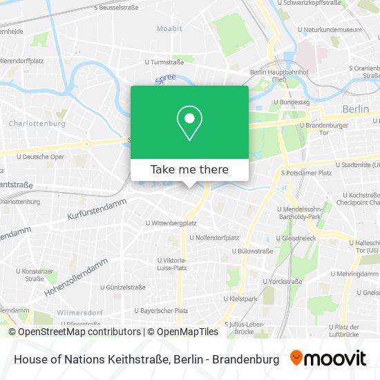House of Nations Keithstraße map