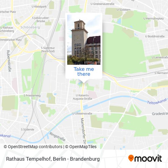 Rathaus Tempelhof map