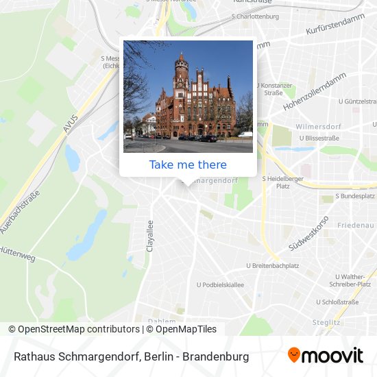 Карта Rathaus Schmargendorf