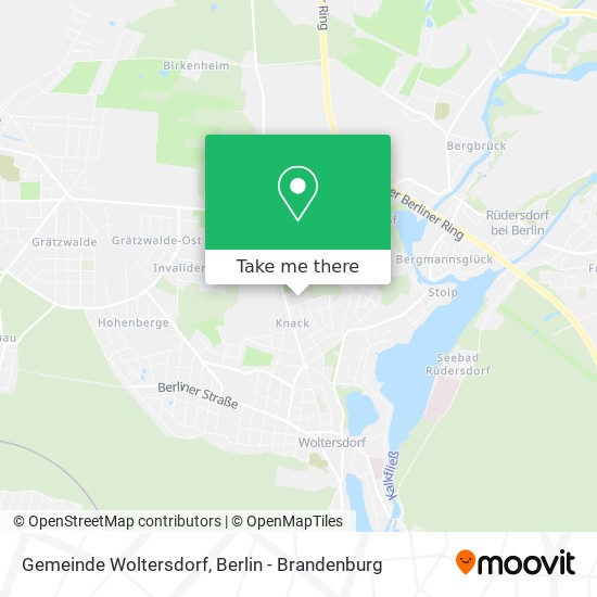 Gemeinde Woltersdorf map