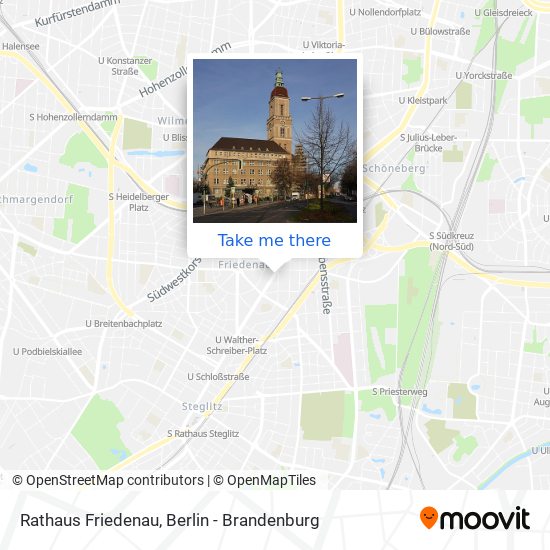 Rathaus Friedenau map