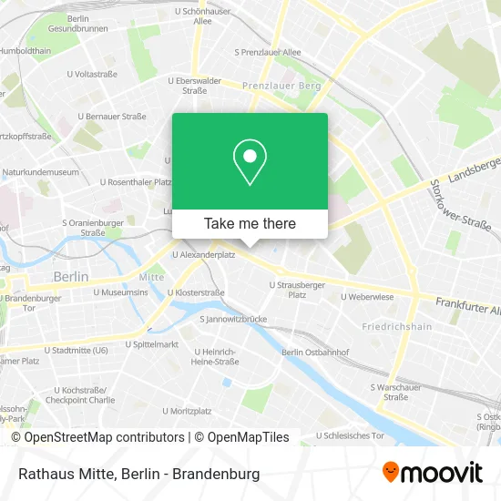 Rathaus Mitte map