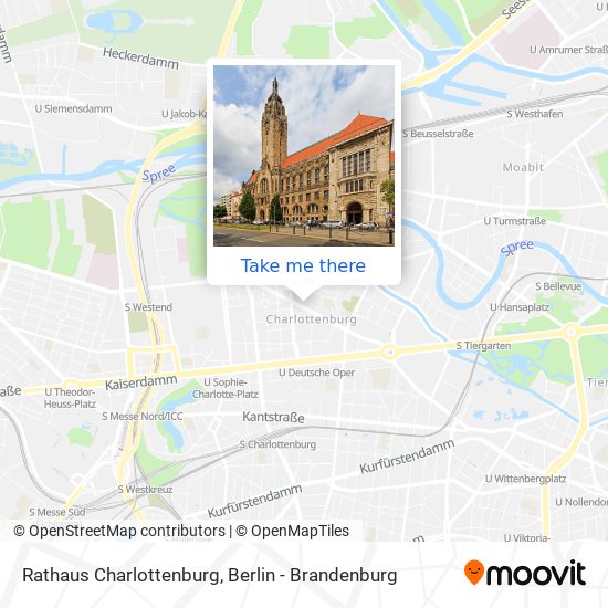 Карта Rathaus Charlottenburg