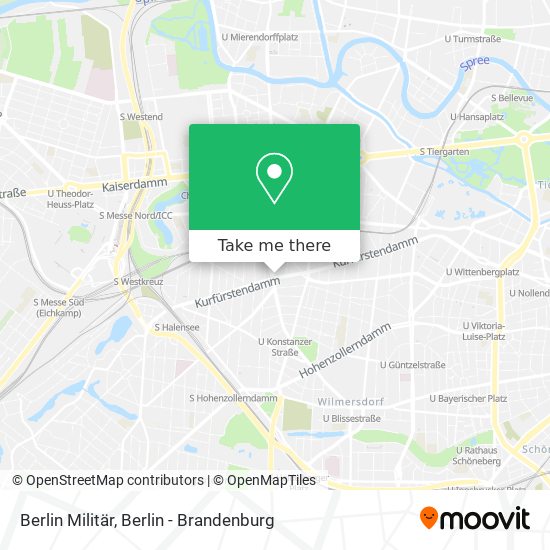 Berlin Militär map