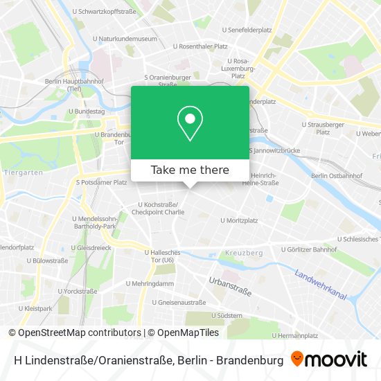Карта H Lindenstraße/Oranienstraße