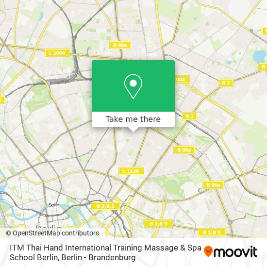 ITM Thai Hand International Training Massage & Spa School Berlin map
