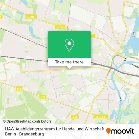 HAW Ausbildungszentrum für Handel und Wirtschaft map