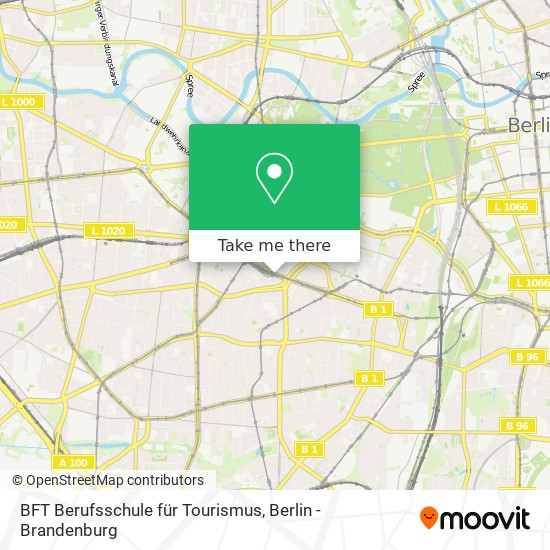 Карта BFT Berufsschule für Tourismus