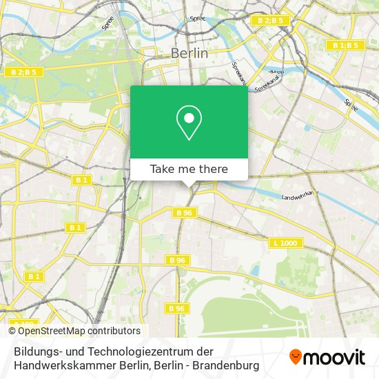 Bildungs- und Technologiezentrum der Handwerkskammer Berlin map