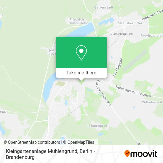 Карта Kleingartenanlage Mühlengrund