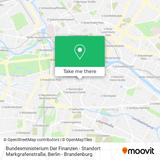 Bundesministerium Der Finanzen - Standort Markgrafenstraße map