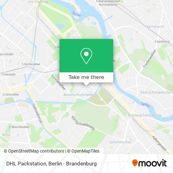 DHL Packstation map