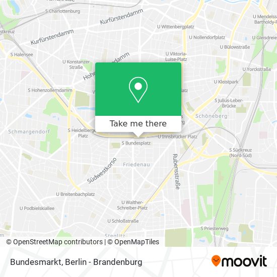 Bundesmarkt map