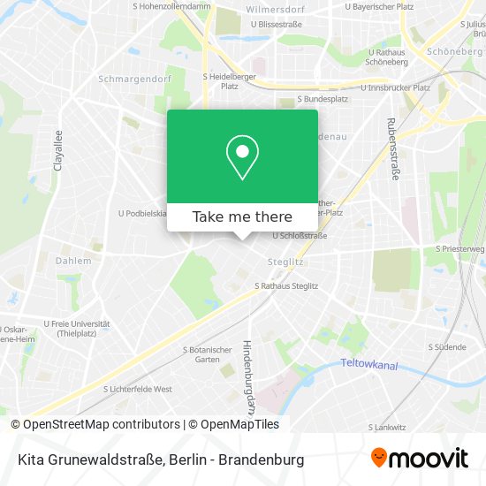 Карта Kita Grunewaldstraße