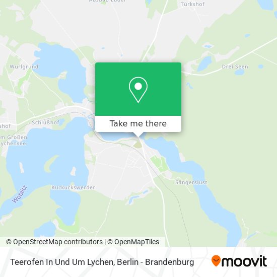 Teerofen In Und Um Lychen map