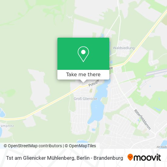 Tst am Glienicker Mühlenberg map