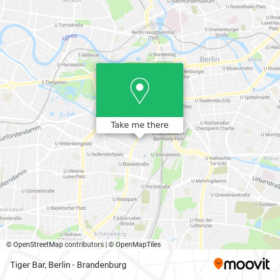 Карта Tiger Bar