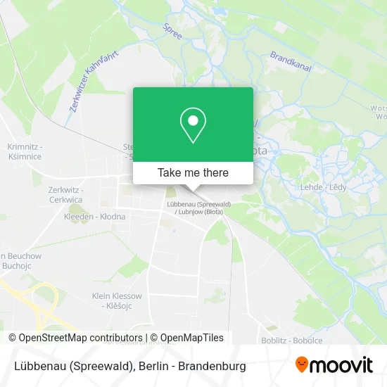 Карта Lübbenau (Spreewald)