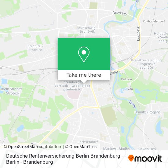 Карта Deutsche Rentenversicherung Berlin-Brandenburg