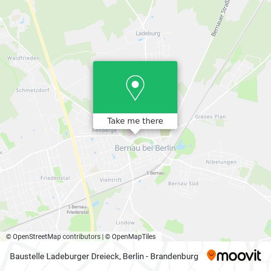 Карта Baustelle Ladeburger Dreieck